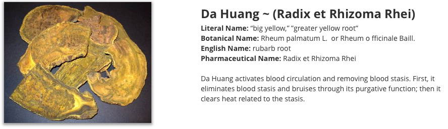 Da Huang rhubarb